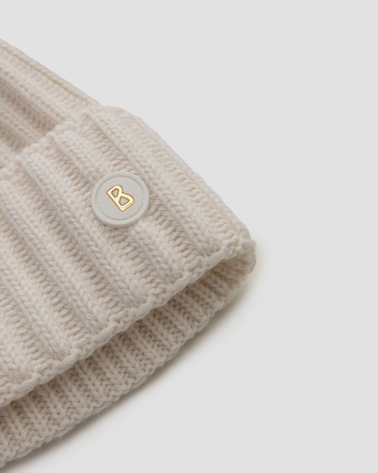 Bonnet en laine pour femmes BOGNER Ranya crème