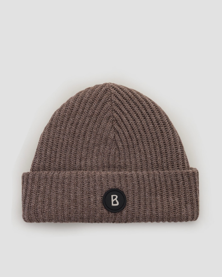 BOGNER Gustav-3 Herren-Wollmütze, Farbe/Muster: Brązowy