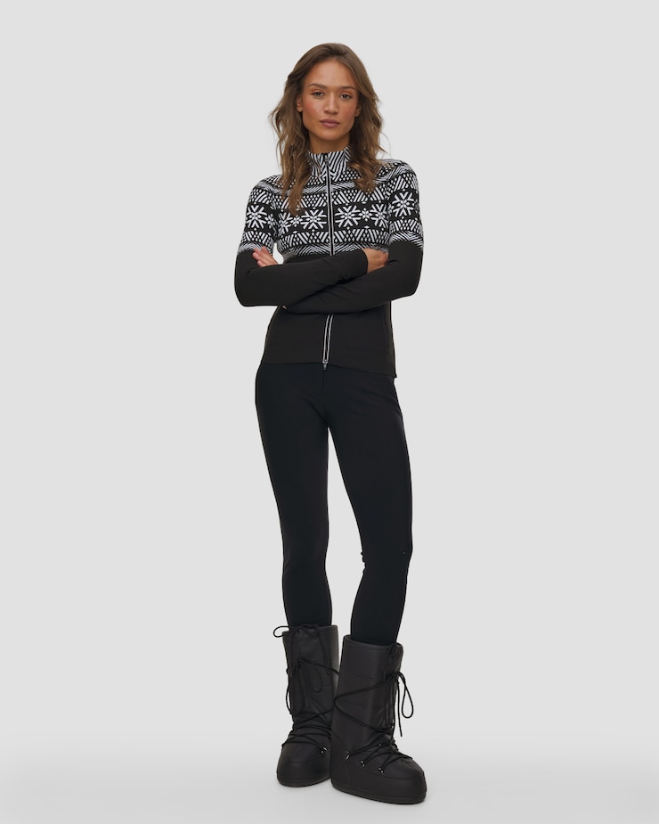 Sweat-shirt zippé pour femmes Newland Crans-Montana