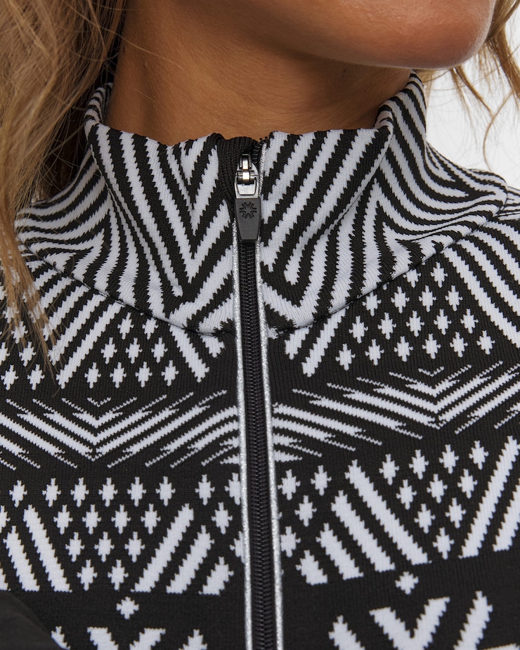Sweat-shirt zippé pour femmes Newland Crans-Montana