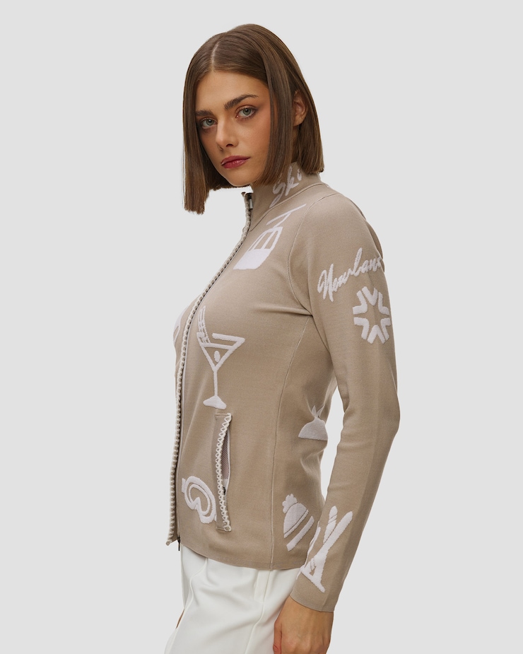 Sweat-shirt zippé pour femmes Newland Vertige