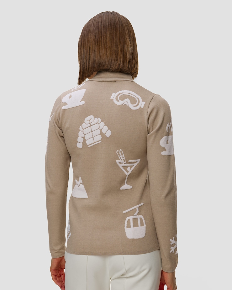 Sweat-shirt zippé pour femmes Newland Vertige