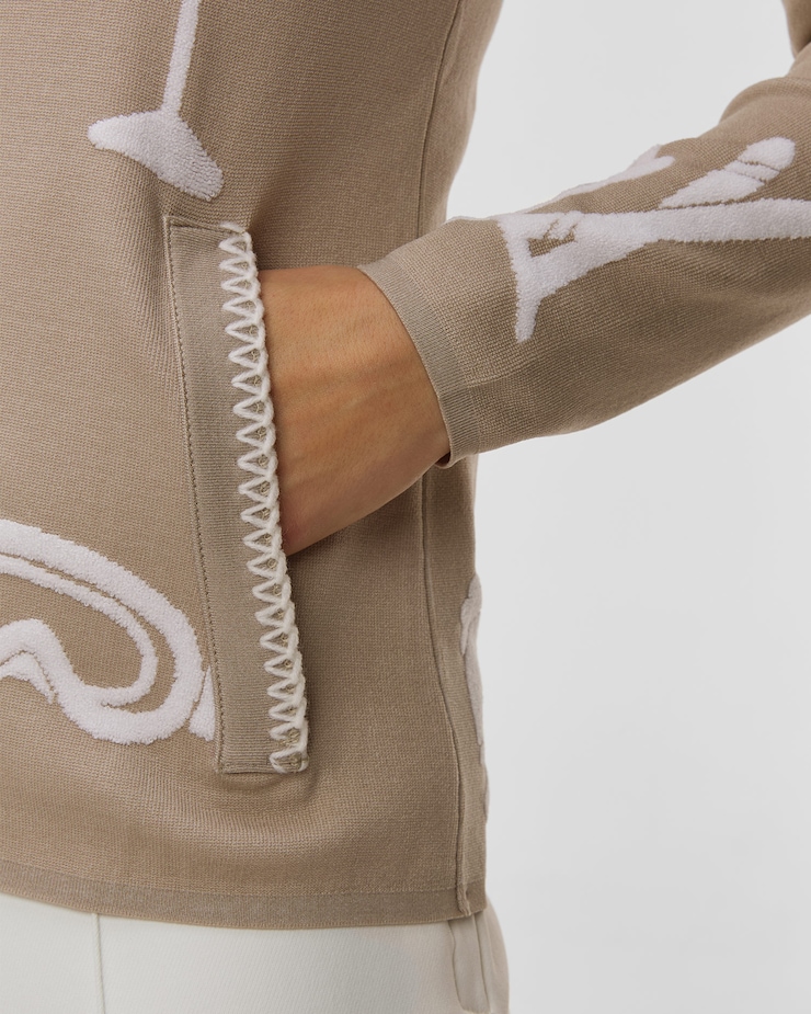 Sweat-shirt zippé pour femmes Newland Vertige