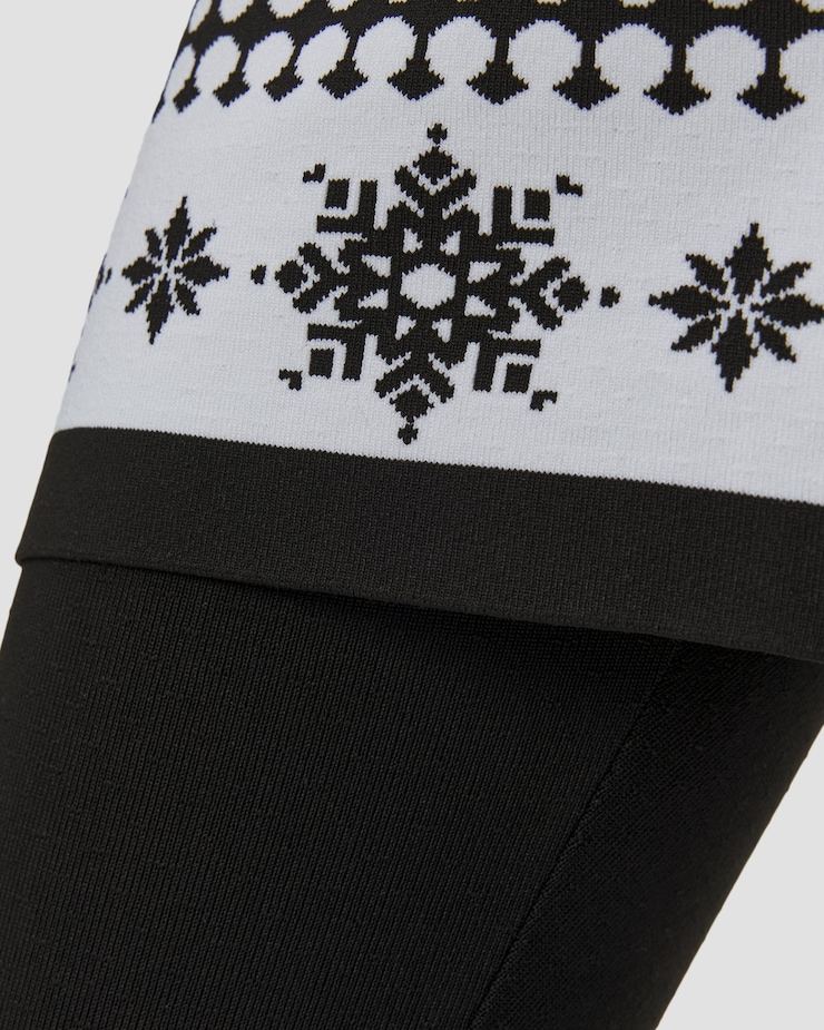 Damskie legginsy termoaktywne ze spódniczką Newland Aneira