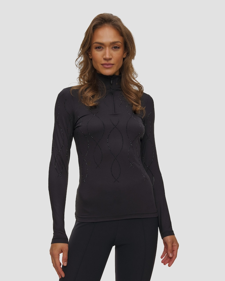 Sportalm Damen-Sweatshirt, Farbe/Muster: Czarny