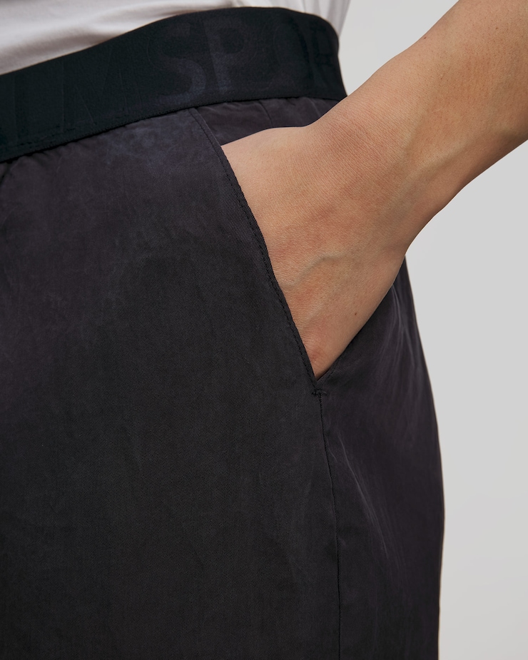 Pantaloni blu scuro in viscosa da donna Sportalm