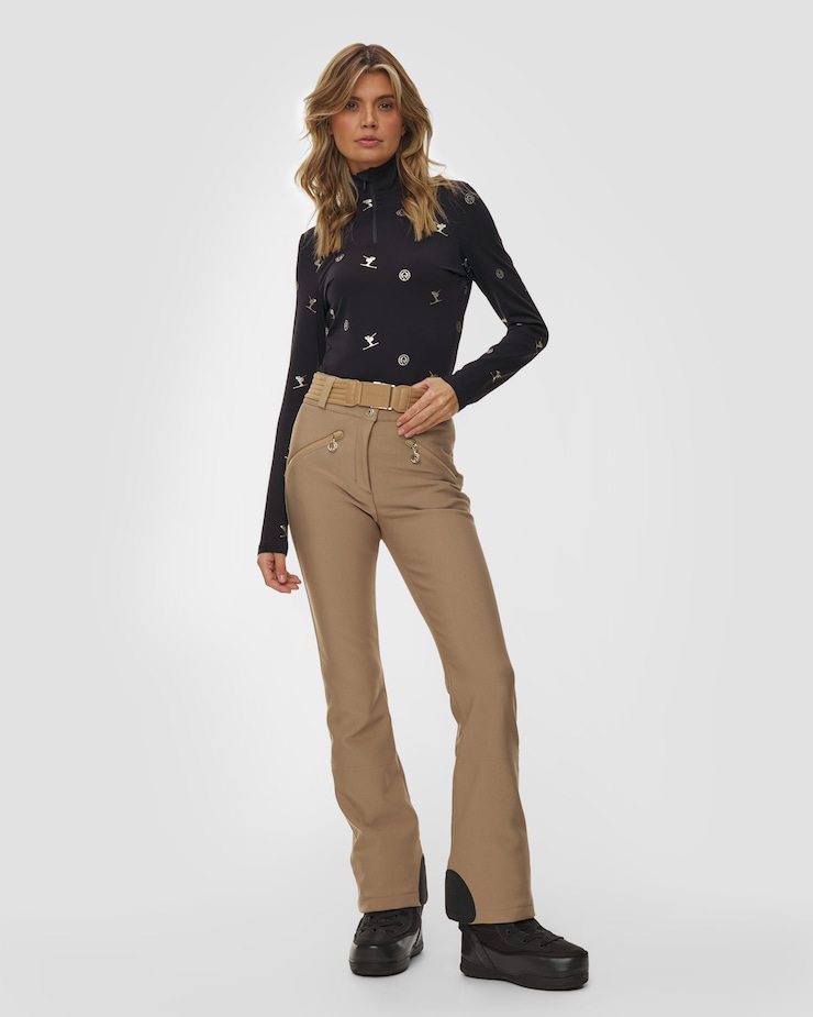 Women's brown ski trousers Sportalm