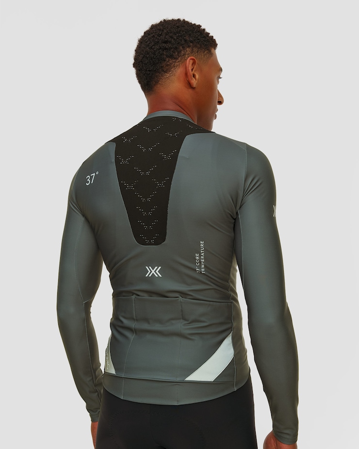 X-Bionic Corefusion Ride Warm Jersey LS Radsport-Longsleeve für Herren in Grau
