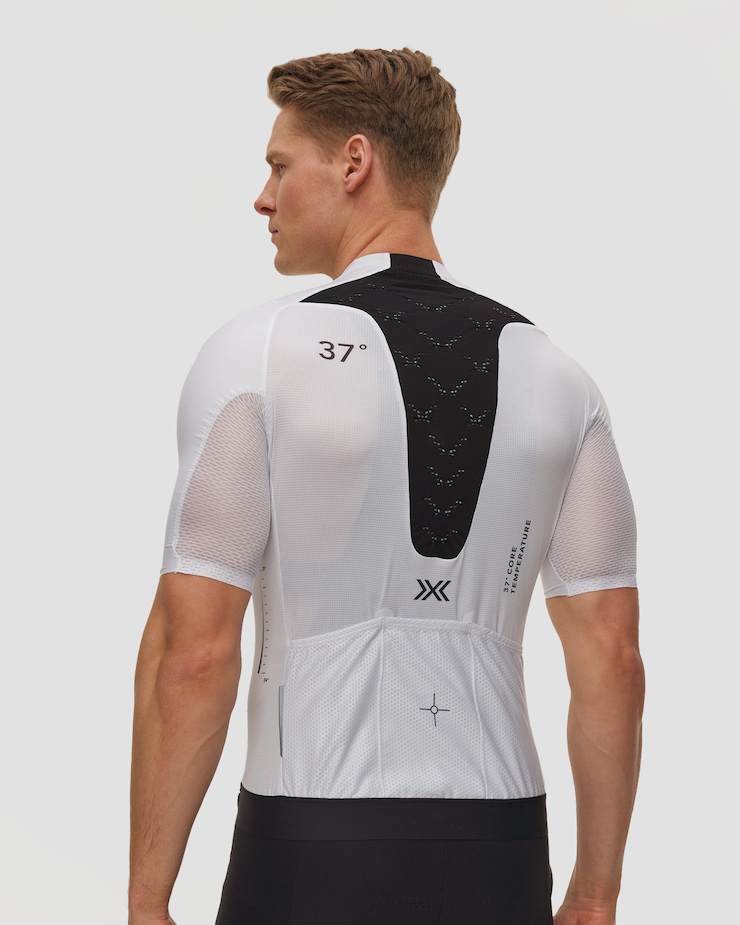 X-Bionic Corefusion Aero Jersey SS Fahrradtrikot für Herren in Weiß