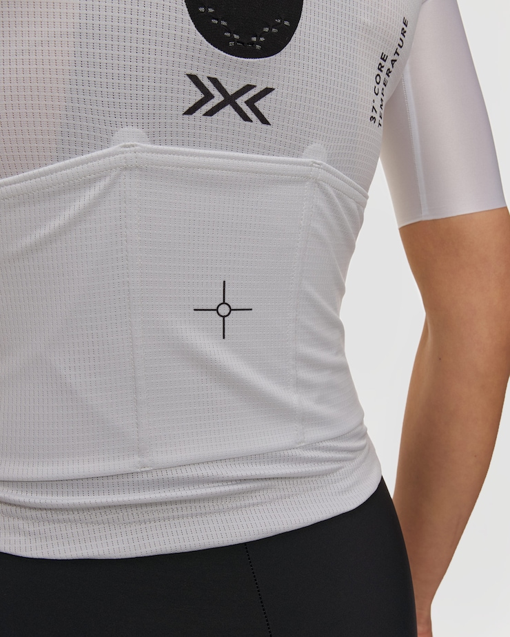 X-Bionic Corefusion Ride Jersey SS Fahrradtrikot für Damen in Weiß