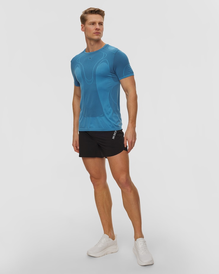 Pantaloncini da corsa da uomo X-Bionic Corefusion Run Discover Shorts neri
