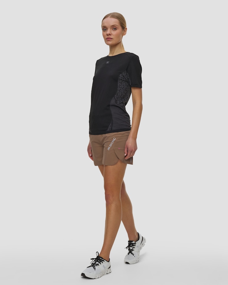 X-Bionic Corefusion Run Perform Shorts Laufshorts für Damen in Beige