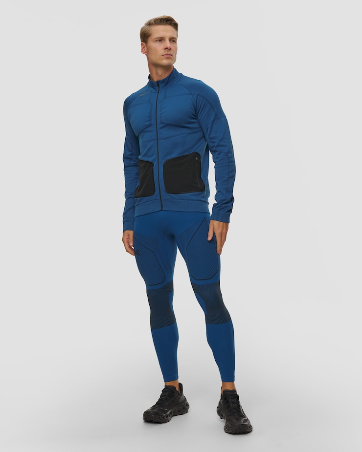 X-Bionic Energy Accumulator Light Pants Thermoaktive Herren-Leggings in Dunkelblau
