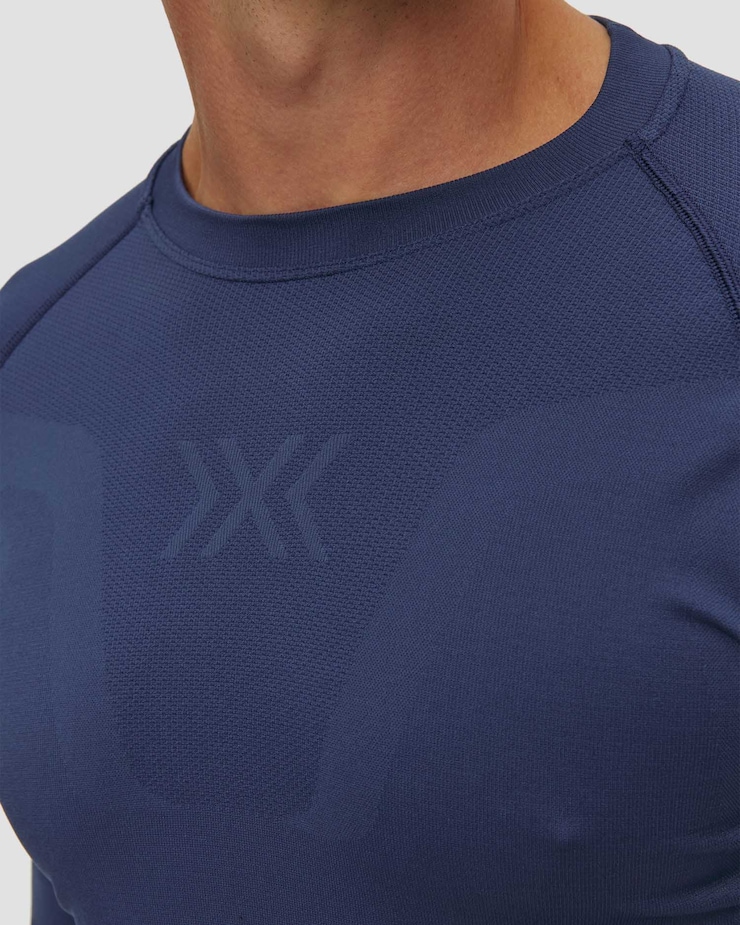 Pánske termo tričko s dlhým rukávom X-Bionic X-Ential Baselayer LS tmavomodré