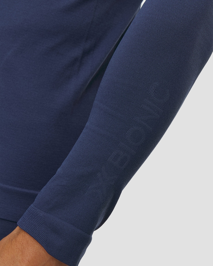 Pánske termo tričko s dlhým rukávom X-Bionic X-Ential Baselayer LS tmavomodré