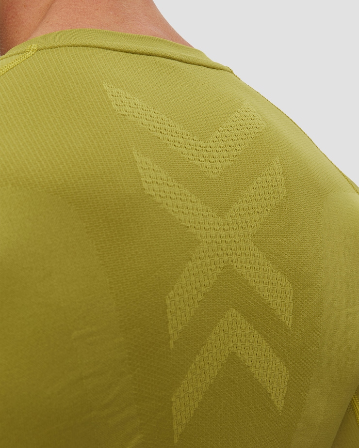 T-shirt à manches longues thermorégulateur pour hommes X-Bionic X-Ential Baselayer LS vert