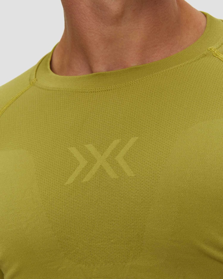 T-shirt à manches longues thermorégulateur pour hommes X-Bionic X-Ential Baselayer LS vert