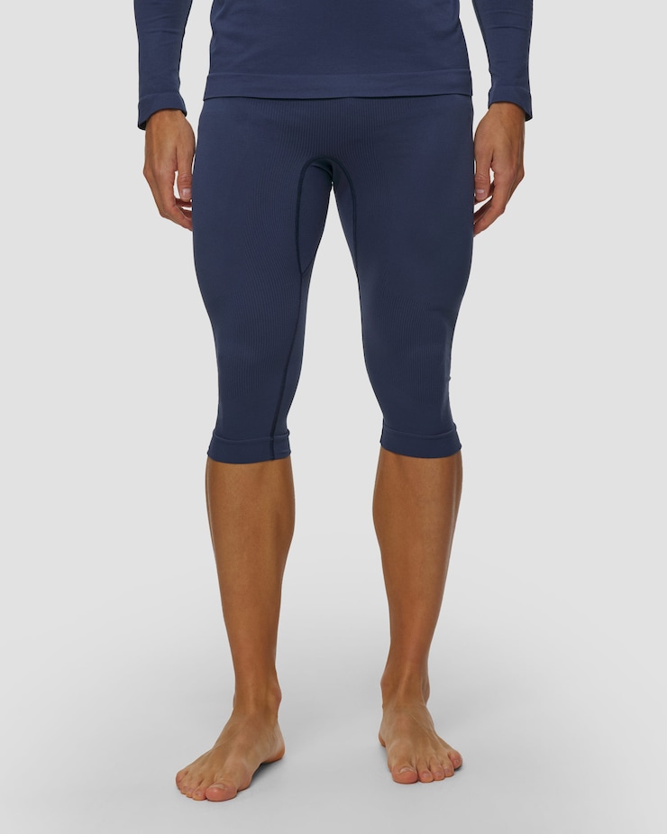Leginsy termoaktywne 3/4 męskie  X-Bionic X-Ential Long Tights granatowe, Kolor/Wzór: Granatowy