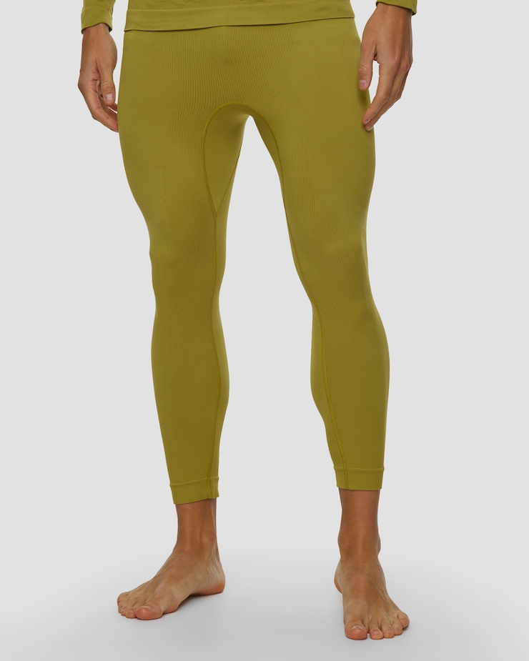 Leggings thermiques pour hommes X-Bionic X-Ential Long Tights verts