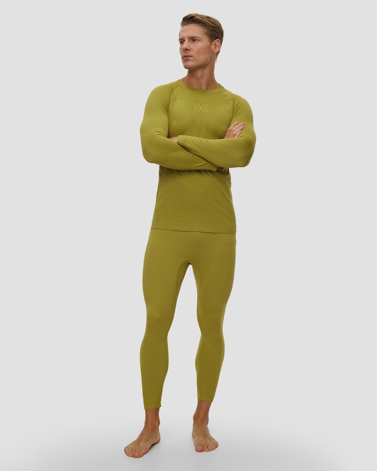 Leggings thermiques pour hommes X-Bionic X-Ential Long Tights verts