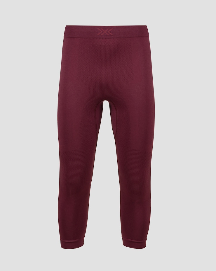 Leggings thermiques pour hommes X-Bionic X-Ential Long Tights bordeaux