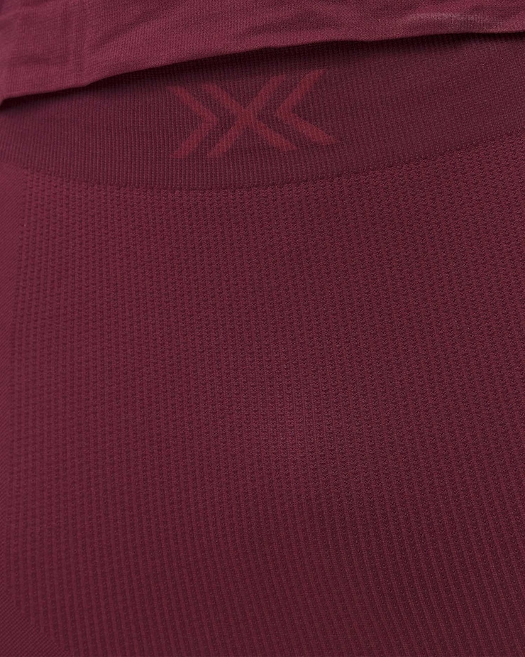 Leggings thermiques pour hommes X-Bionic X-Ential Long Tights bordeaux