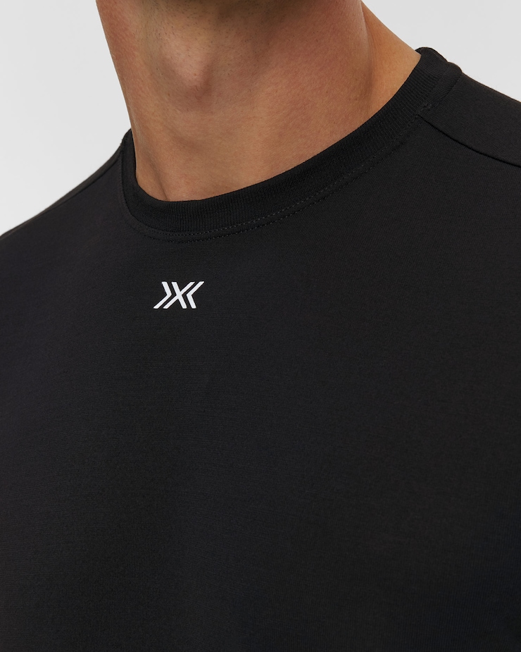 X-Bionic Mightywool Light Shirt LS Thermoaktives Herren-Langarmshirt in Schwarz