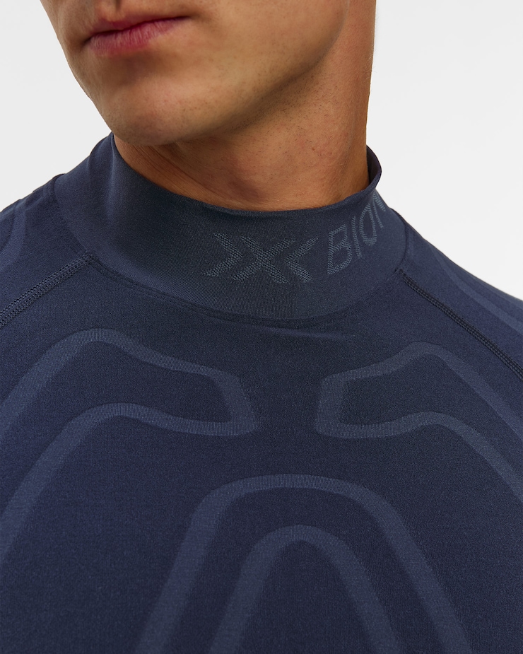 X-Bionic Heatloop Shirt LS Thermoaktives Langarmshirt für Herren in Marineblau