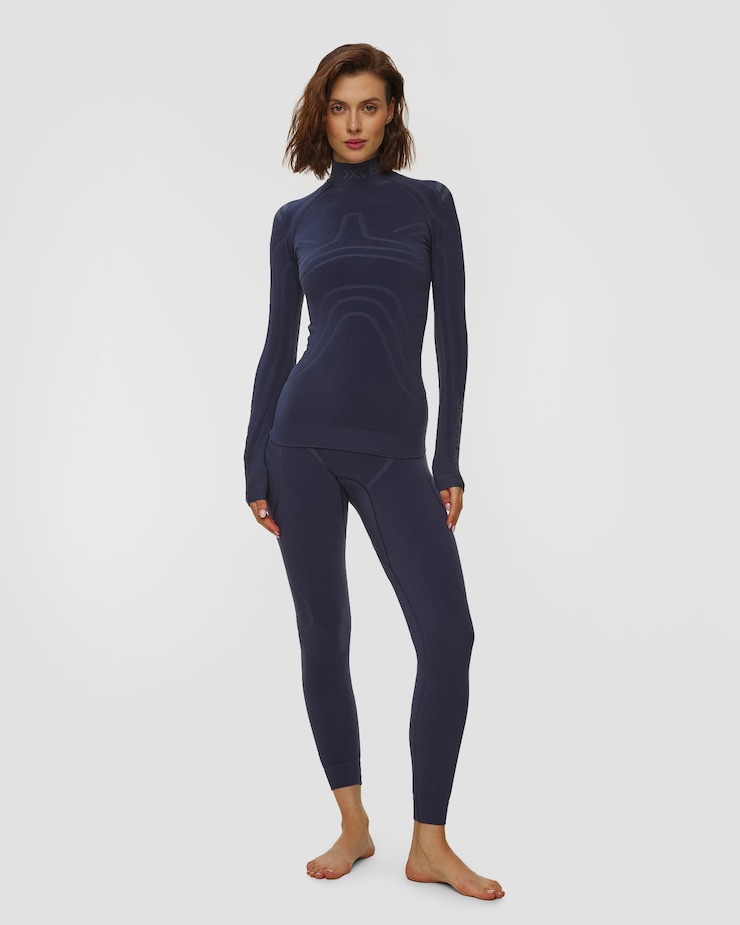 X-Bionic Heatloop Shirt LS  Thermoaktives Langarmshirt für Damen in Dunkelblau