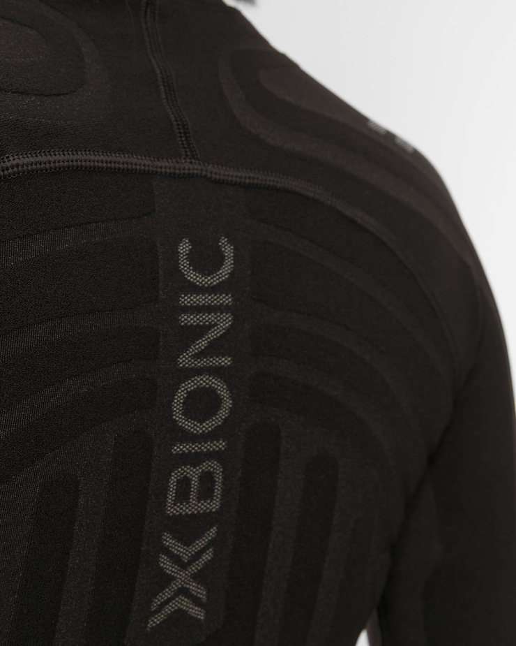 X-Bionic Heatloop Shirt LS Thermoaktives Langarmshirt für Damen in Schwarz