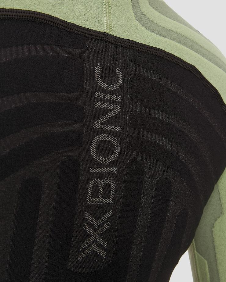 Longsleeve thermoactif noir et vert pour femmes X-Bionic Heatloop Shirt LS