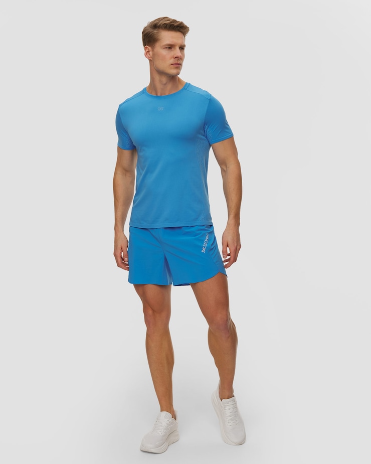 Pánske bežecké tričko X-Bionic Xceed Run Discover Shirt modré