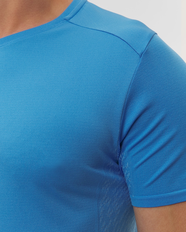 Pánske bežecké tričko X-Bionic Xceed Run Discover Shirt modré