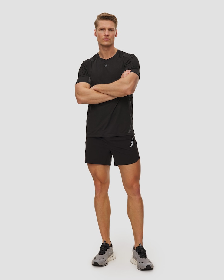 X-Bionic Xceed Run Discover Shirt Herren-Laufshirt in Schwarz