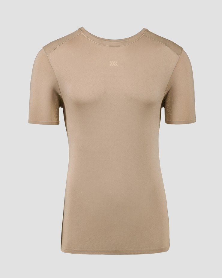 X-Bionic Xceed Run Discover Shirt Herren-Laufshirt in Beige