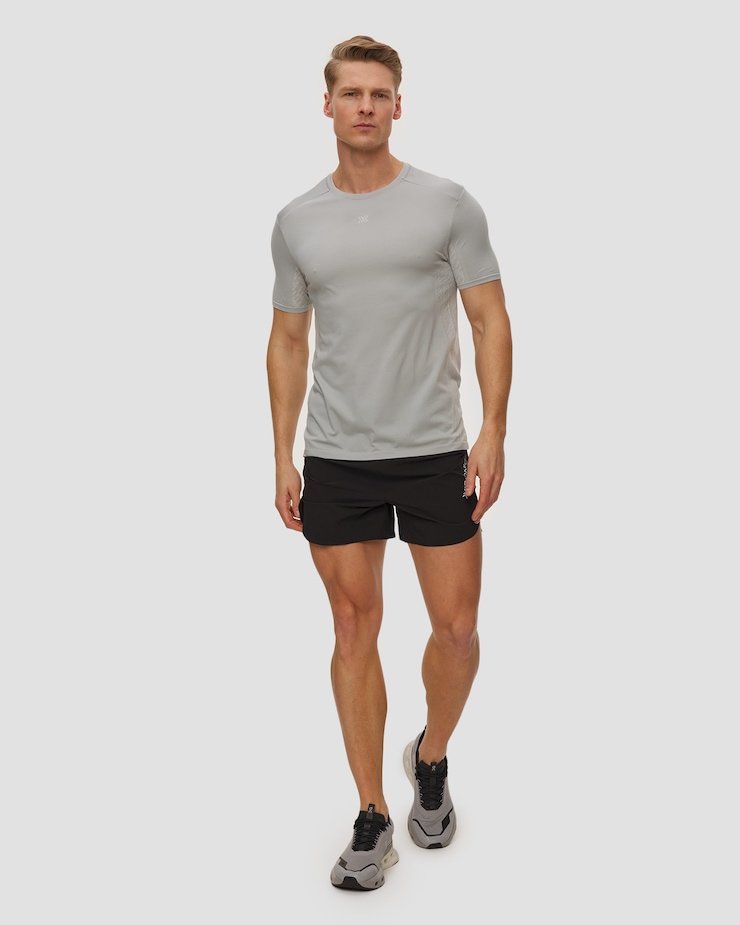 X-Bionic Xceed Run Discover Shirt Herren-Laufshirt in Grau