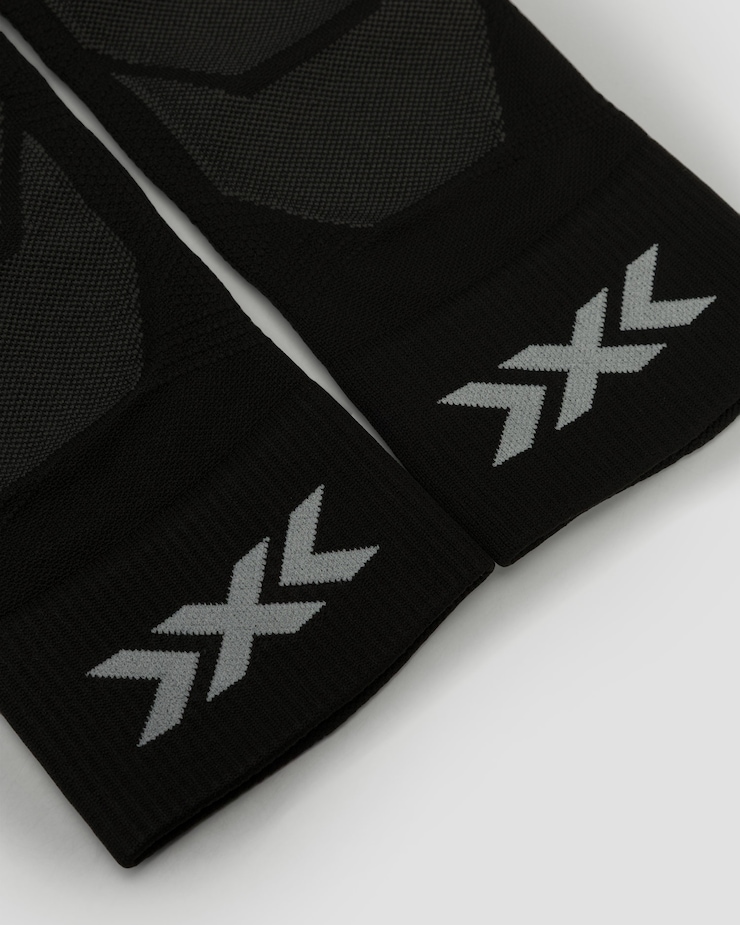 Chaussettes de ski noires et grises X-Socks Ski Expert Light OTC