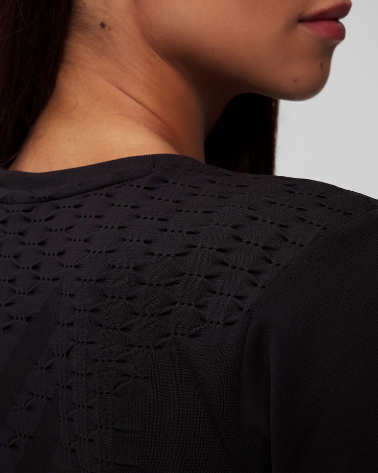 Maglietta a maniche corte nera da donna X-Bionic X-Ential Shirt SS