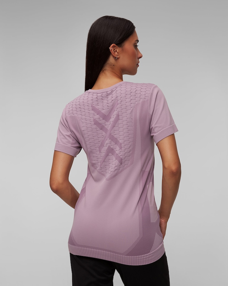 Koszulka z krótkim rękawem damska X-Bionic X-Ential Shirt SS fioletowa