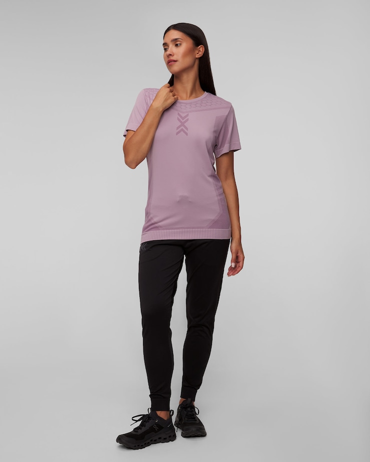 Koszulka z krótkim rękawem damska X-Bionic X-Ential Shirt SS fioletowa
