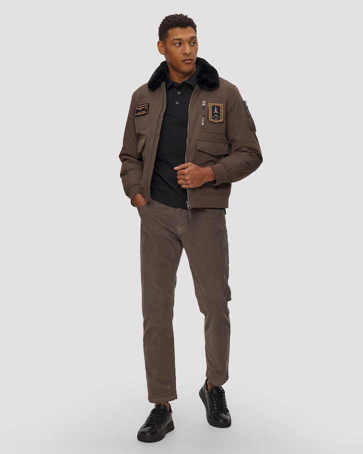Ocieplana kurtka pilotka Aeronautica Militare