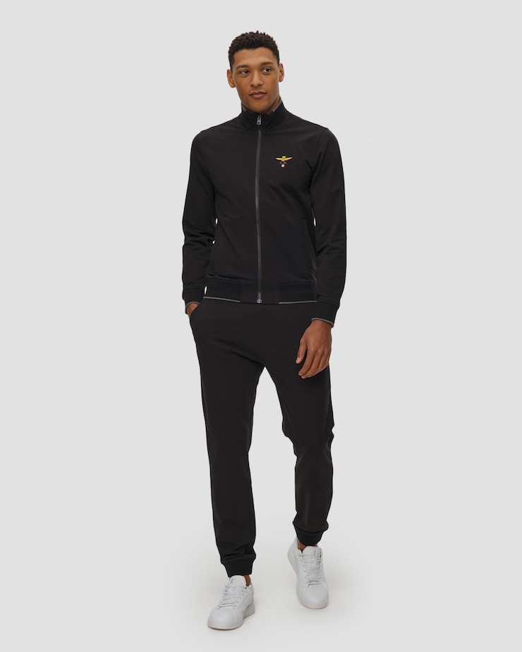 Czarna bluza męska Aeronautica Militare