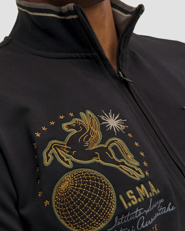 Czarna bluza męska Aeronautica Militare