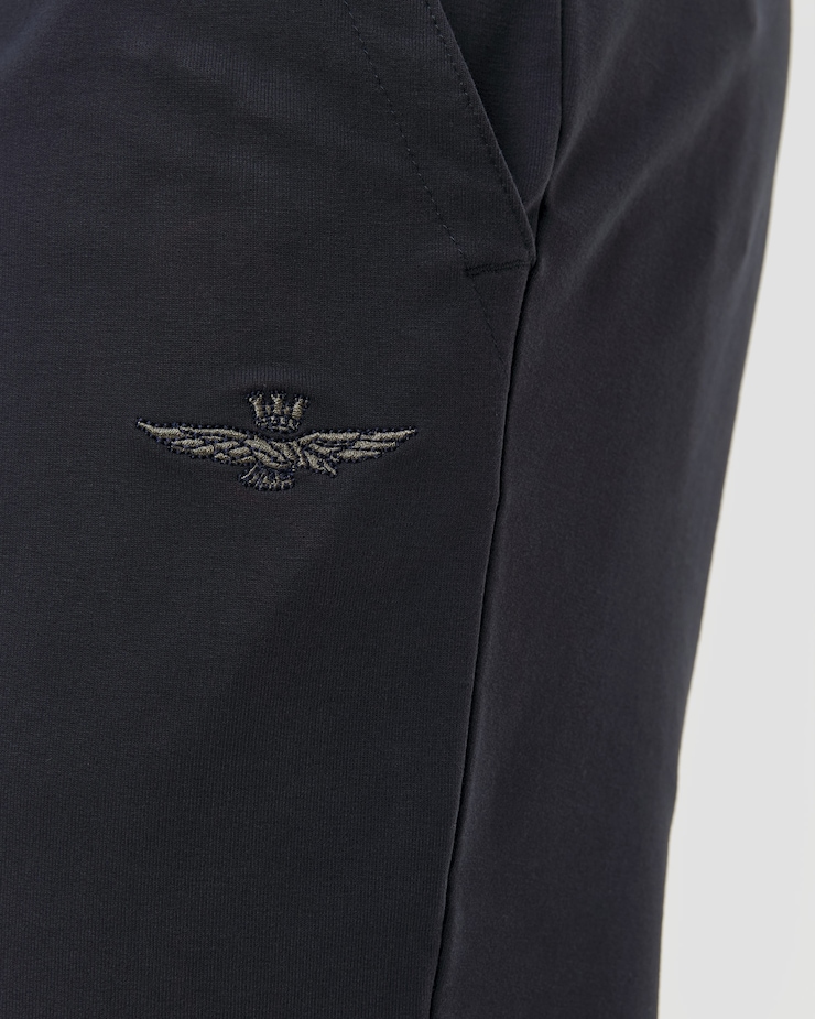 Granatowe spodnie dresowe Aeronautica Militare