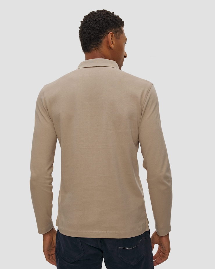 Polo a maniche lunghe da uomo Aeronautica Militare