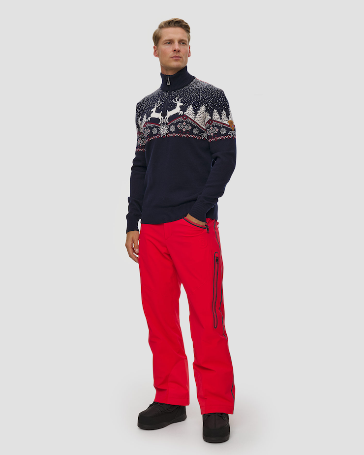 Dale of Norway Dale Christmas Herren-Pullover aus Merinowolle