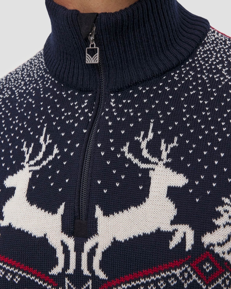 Dale of Norway Dale Christmas Herren-Pullover aus Merinowolle