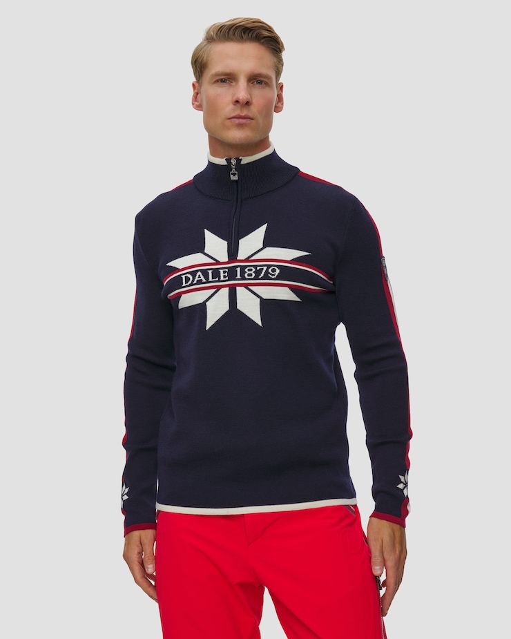 Dale of Norway Nåle Herren-Pullover aus Merinowolle