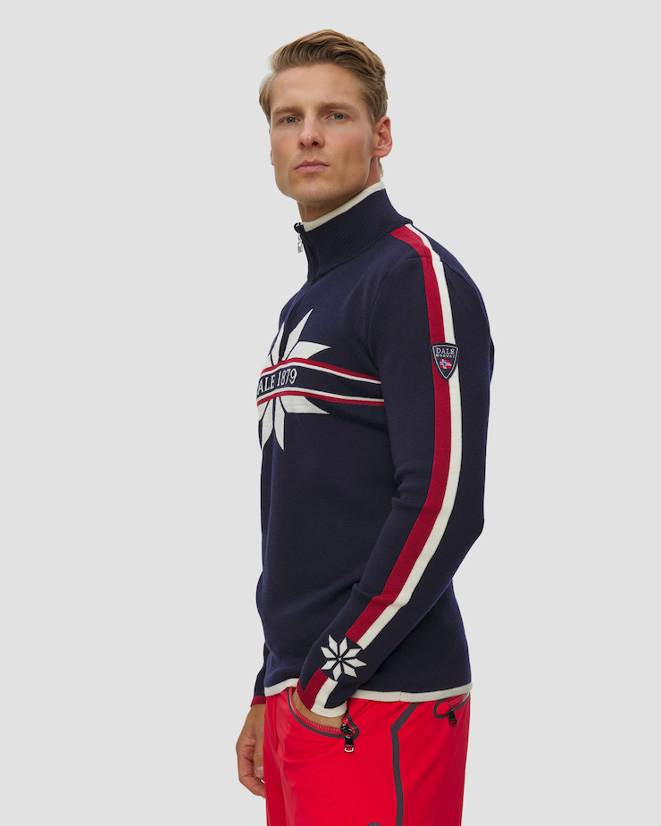 Dale of Norway Nåle Herren-Pullover aus Merinowolle