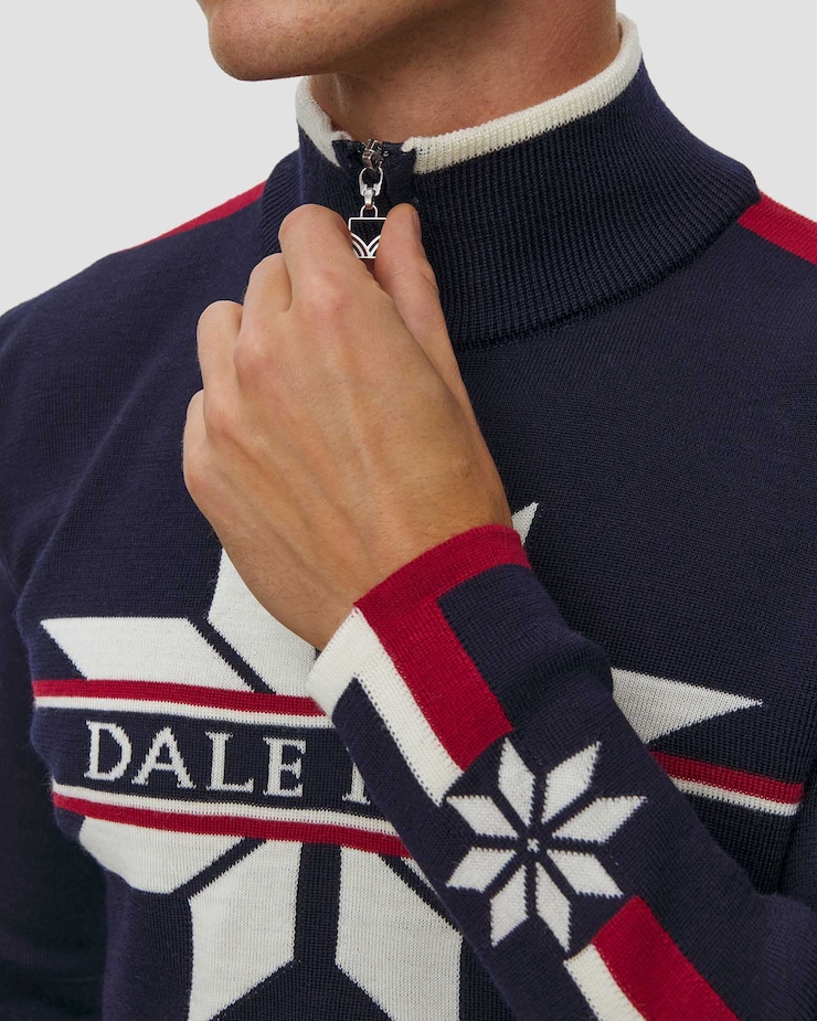 Dale of Norway Nåle Herren-Pullover aus Merinowolle